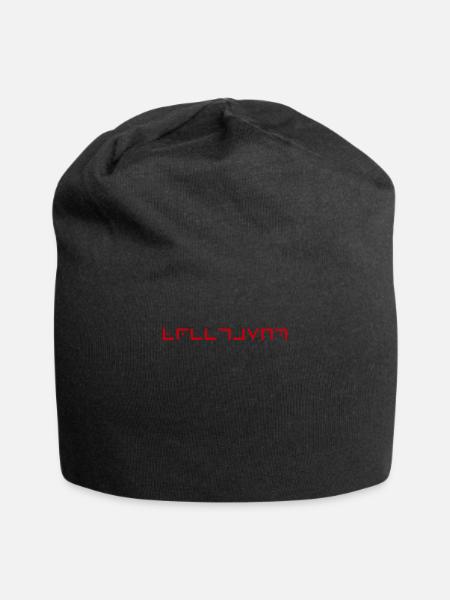 Masonic alphabet - Jersey Beanie - black