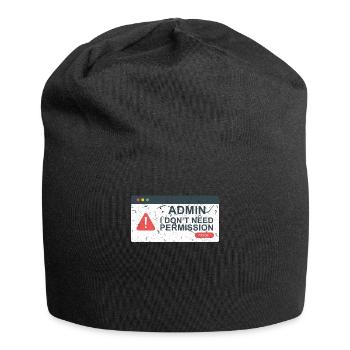 Computer Scientist Computer - Jersey Beanie - black - Front