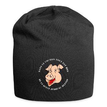 COCHON - Bonnet en jersey - noir - Devant
