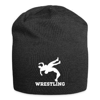 wrestling - Bonnet en jersey - charbon - Devant