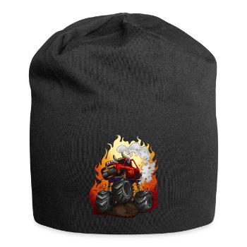 Monster Truck TShirt für Jungen Geschenk Männer - Jersey-Beanie - Schwarz - Vorne