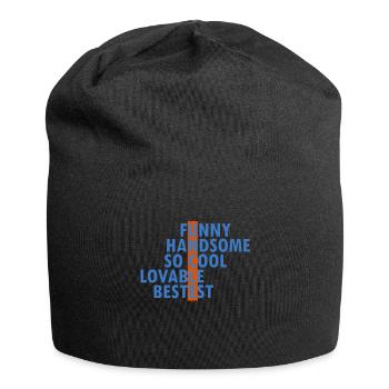 Cadeau drôle d'oncle pour le meilleur oncle - Bonnet en jersey - noir - Devant