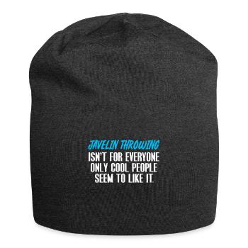 Javelin throwing - Jersey Beanie - charcoal grey - Front