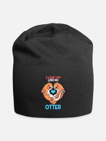 Otter - Jersey-Beanie - Schwarz