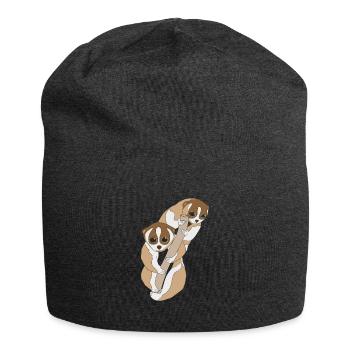 Loris lent - Bonnet en jersey - charbon - Devant