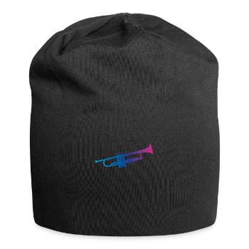 Trompete - Jersey-Beanie - Schwarz - Vorne