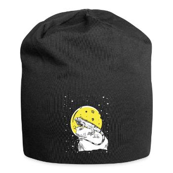 Iguana night - Jersey Beanie - black - Front