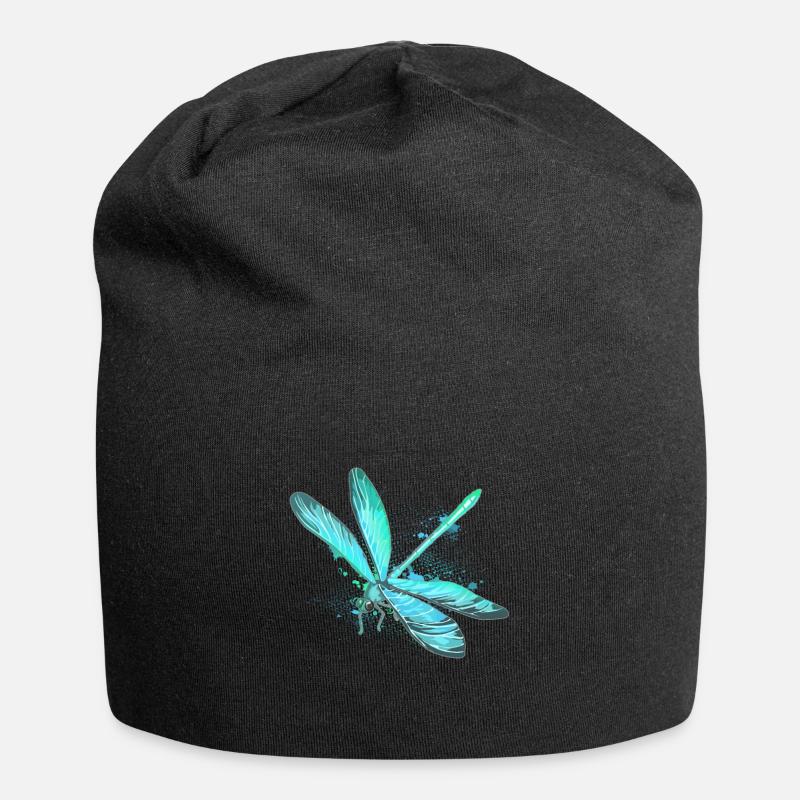 Etang à insectes libellule étang - Bonnet en jersey - noir