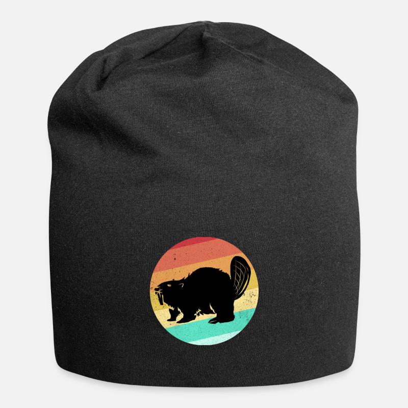 Beaver - Jersey Beanie - black