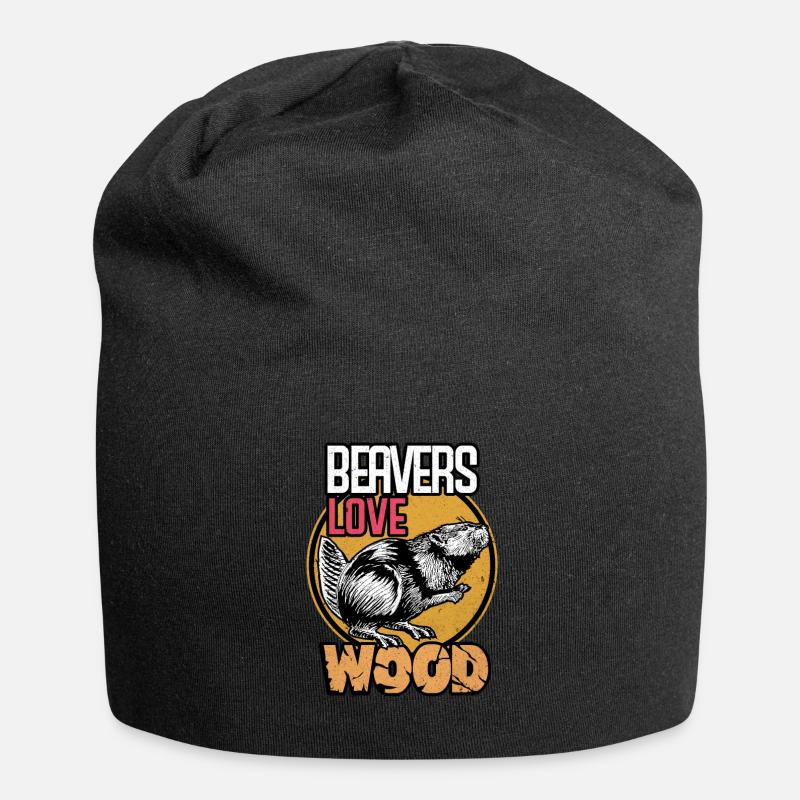 Biber - Jersey-Beanie - Schwarz