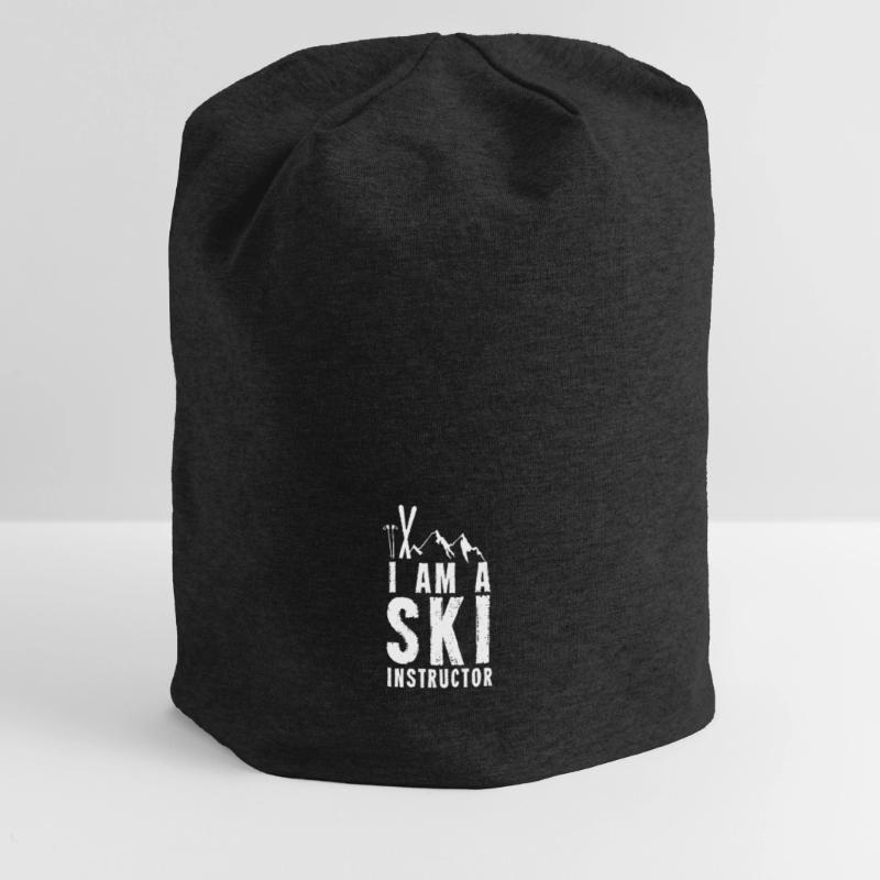 Skiing Ski Instructor Ski Instructor Ski Instructor Jersey Beanie