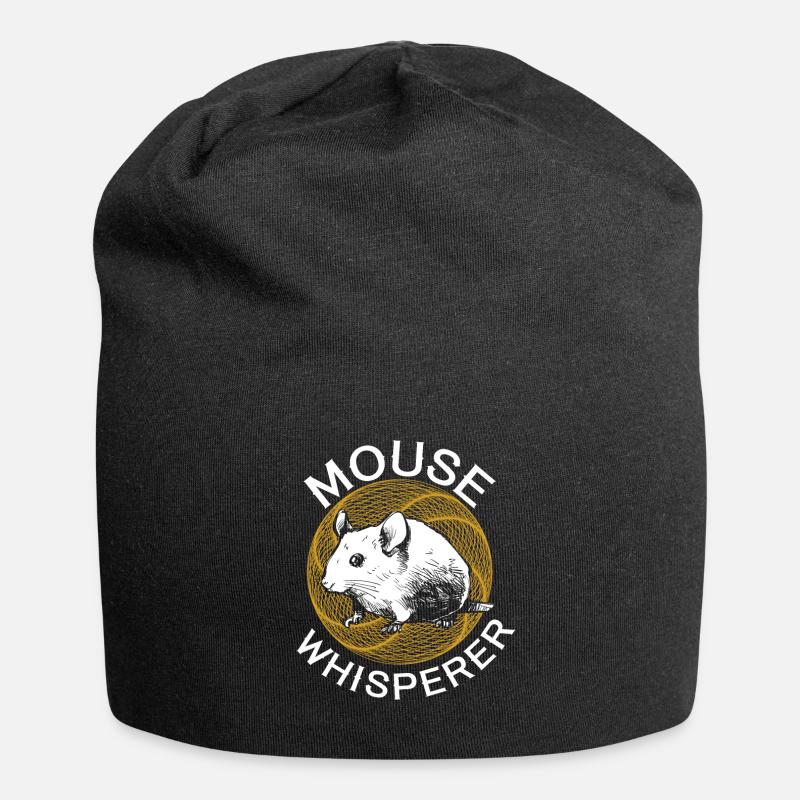 Maus Liebhaber - Jersey-Beanie - Schwarz