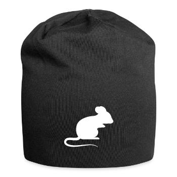 Maus - Jersey-Beanie - Schwarz - Vorne