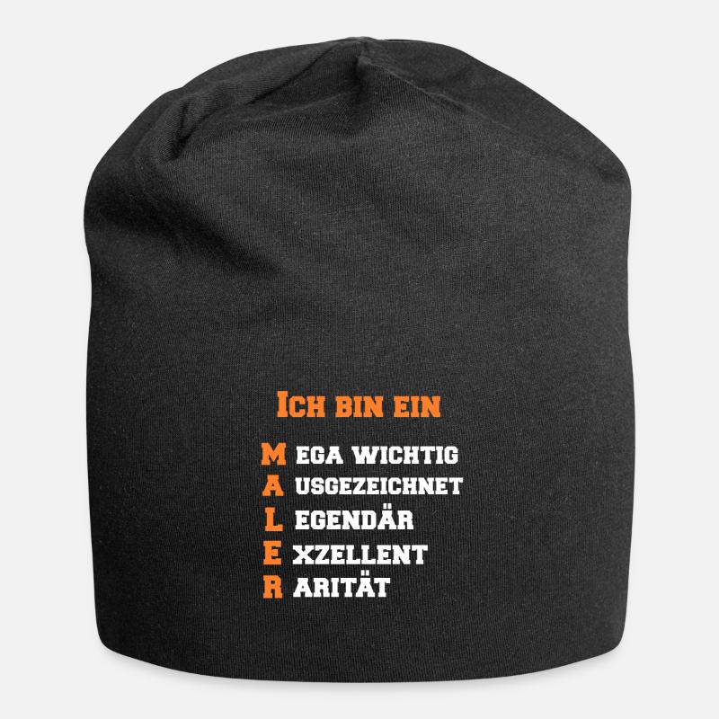 painter - Jersey Beanie - black