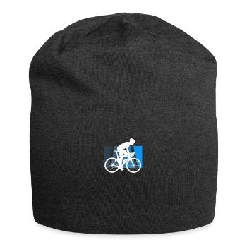 Fahrradfahren - Jersey-Beanie - Anthrazit - Vorne