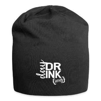 DRINKING - Jersey-Beanie - Schwarz - Vorne
