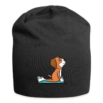 Cadeau drôle de yoga de yoga de yoga de cobra - Bonnet en jersey - noir - Devant