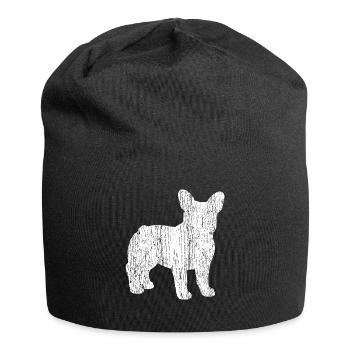 Bulldog français - Bonnet en jersey - noir - Devant