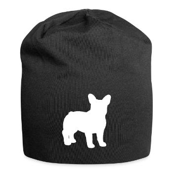 Bulldog français - Bonnet en jersey - noir - Devant