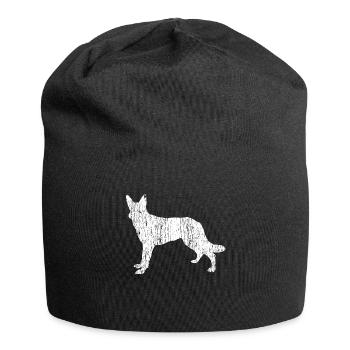 Chien de berger allemand - Bonnet en jersey - noir - Devant