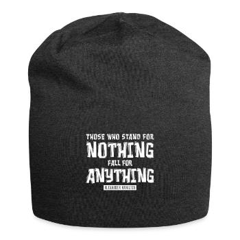 Alexander Hamilton - Jersey-Beanie - Anthrazit - Vorne