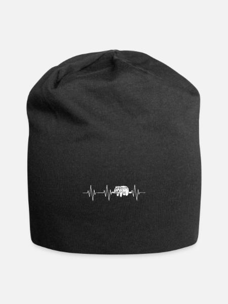 Rythme cardiaque paresseux - Bonnet en jersey - noir