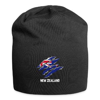Neuseeland Land Urlaub Einwohner Lustiger Spruch - Jersey-Beanie - Schwarz - Vorne