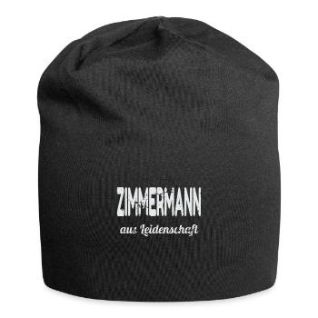 Zimmermann aus Leidenschaft - Jersey-Beanie - Schwarz - Vorne