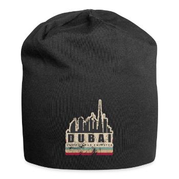 Rétro Dubai Tower City Tourisme Cadeau - Bonnet en jersey - noir - Devant