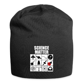Science Technologie - Bonnet en jersey - noir - Devant
