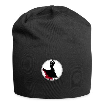 Danseuse de Flamenco - Bonnet en jersey - noir - Devant