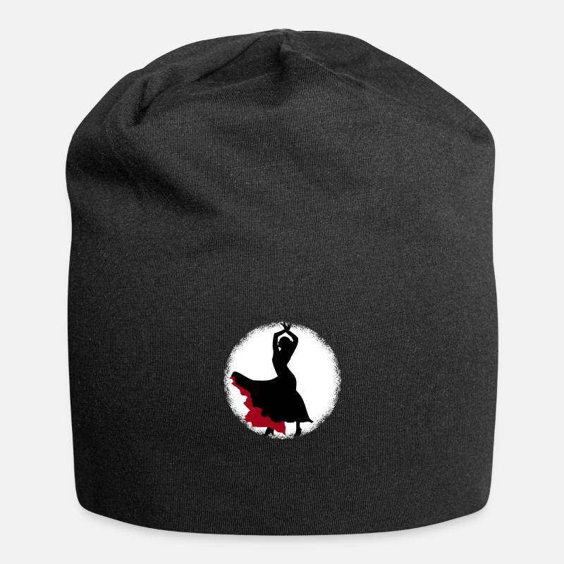 Danseuse de Flamenco - Bonnet en jersey - noir