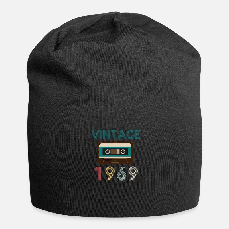 Vintage 1969 - Jersey Beanie - black