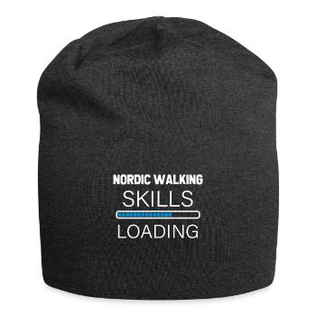 Nordic Walking - Jersey Beanie - charcoal grey - Front
