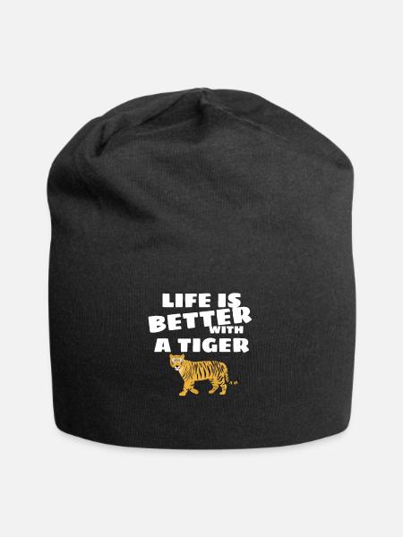 Tiger - Jersey Beanie - black