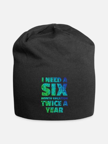 Vacation - Jersey-Beanie - Schwarz