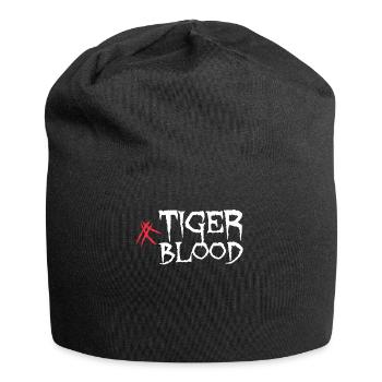 Kühles Tiger Blood Scars-Geschenk - Jersey-Beanie - Schwarz - Vorne