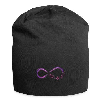 Papillons à l'infini - Bonnet en jersey - noir - Devant