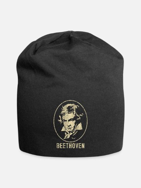 Beethoven - Bonnet en jersey - noir