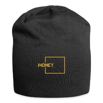 HONEY - Jersey Beanie - black - Front