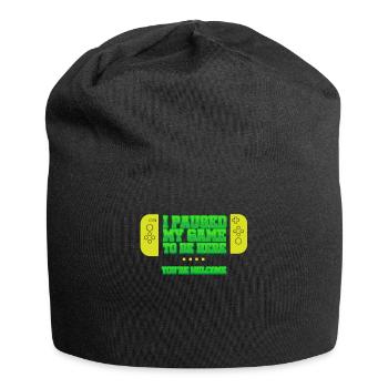 I paused my Game - Jersey-Beanie - Schwarz - Vorne