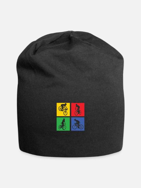 cyclisme - Bonnet en jersey - noir
