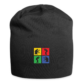 photographie - Bonnet en jersey - noir - Devant