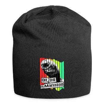 Laque de dugong sanglier Sirenia Manatee - Bonnet en jersey - noir - Devant