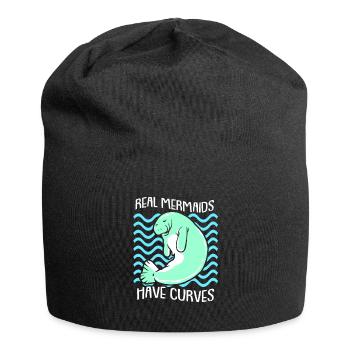 Laque de dugong sanglier Sirenia Manatee - Bonnet en jersey - noir - Devant