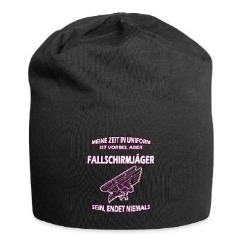 Bundeswehr Paratrooper Beret Badge - Jersey Beanie - black - Front