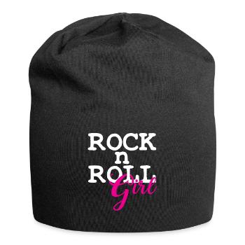 Rock 'n' Roll - Jersey-Beanie - Schwarz - Vorne