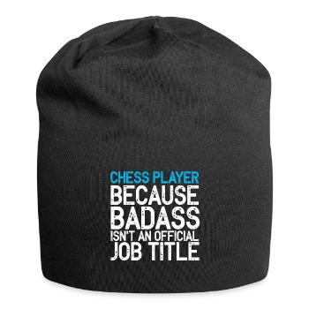 chess - Jersey Beanie - black - Front