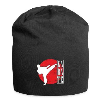 Karate Martial Arts Sports Athlete Gift - Jersey Beanie - black - Front