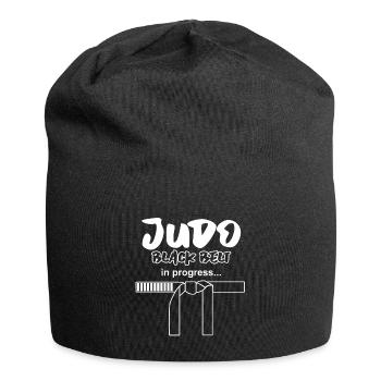 Judo badge - Jersey Beanie - black - Front
